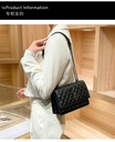 Luxury Genuine Leather Women’s Quilted Chain Bag – 2025 New Crossbody Small Square Bag