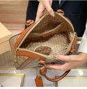 Elegant Women's Real Leather Handbag | Vintage Crossbody & Shoulder Bag | Luxurious Leather Shell Bag 2025