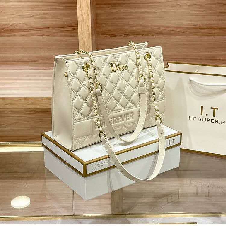 Hong Kong Exclusive | Genuine Leather Tote Bag |  New Arrival Elegant | Functional | All-Match Design