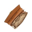 Genuine Leather Checkered Handbag | Elegant Everyday Shoulder & Crossbody Bag