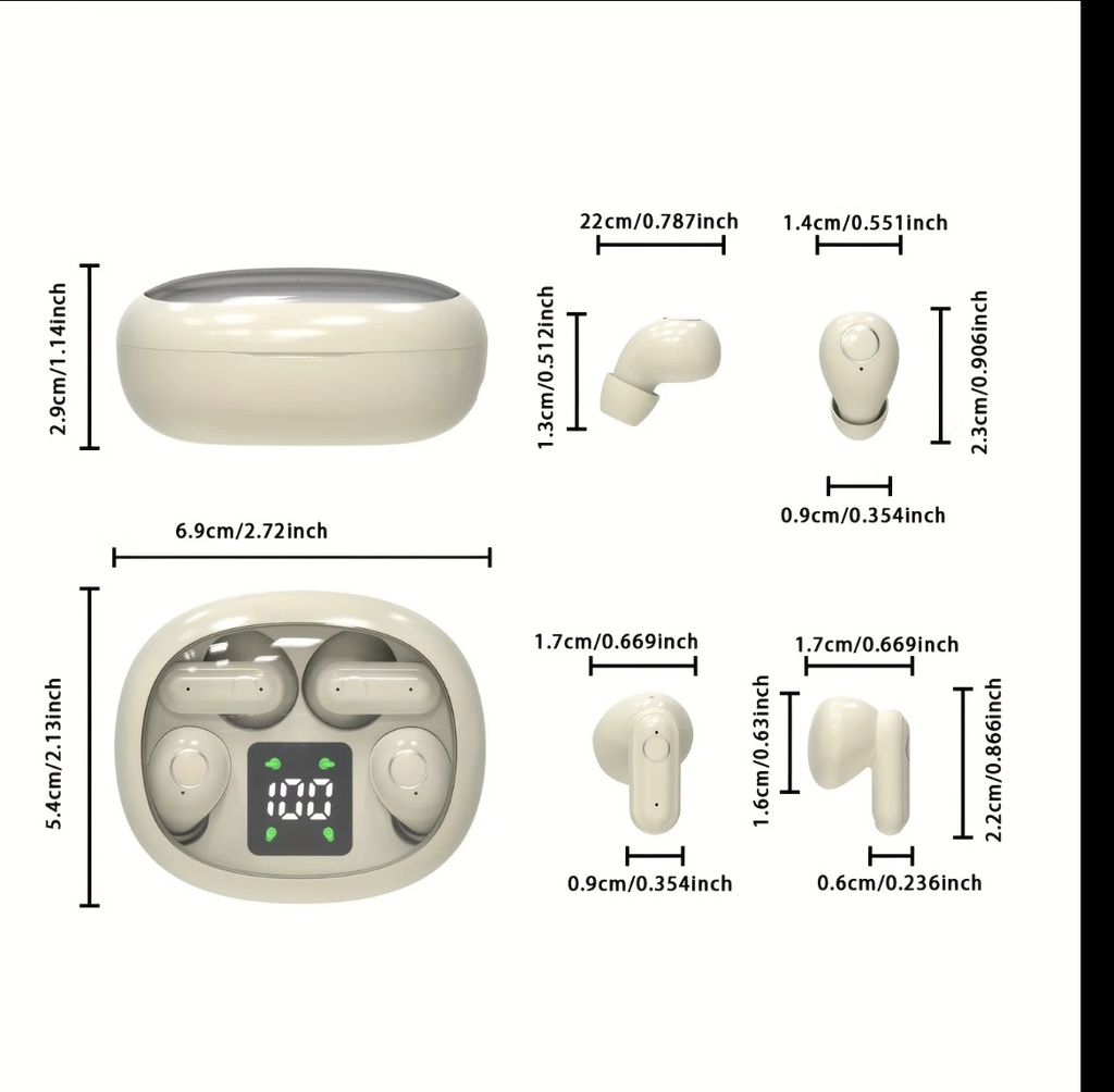 SK35 TWS Earbuds | Clear Sound | Long Battery | Zero Hassle