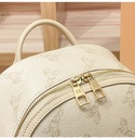  2025 Fashionable Genuine Leather Backpack – Hong Kong Exclusive Designer Print