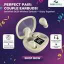 SK35 TWS Earbuds | Clear Sound | Long Battery | Zero Hassle