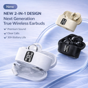 2-in-1 True Wireless Earbuds । Smart Digital Display Case । 30 Hours Battery Life